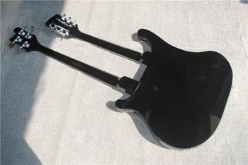 Dvojno Vratu Ricken električna bas kitara black /dvojno vratu električna kitara/12 strune električne kitare/4 strune za električno bas