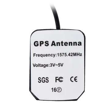 Eightwood Avto GPS Antena Z MCX Plug Moški Priključek 1575,42 MHz 3M Aktivna Antena za TomTom Garmin Navman Clarion Nepremočljiva