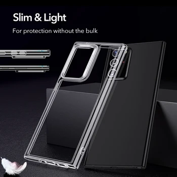 ESR Primeru Telefon za Samsung Galaxy Note 20 Ultra/S20 Plus/Ultra Zajemajo Celotno Ultra Tanek Lahek Jasno Primeru za Upoštevajte, 20