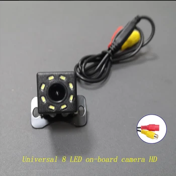 EzZHA Universal 8 LED Avto Kamera HD CCD Night Vision Auto Pogled od Zadaj Kamero 170 širokokotni Backup Parkiranje Vozila Fotoaparat