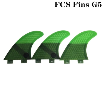 FCS G5 surf plavuti Brezplačna dostava surf Krovu Surf Plavuti Steklenih vlaken Desko plavuti fcs 1 M velikost thruster fin