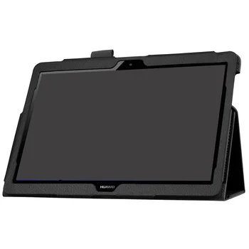 Flip PU Usnje Poslovni Primer Za Huawei MediaPad T3 10 AGS-L03 AGS-L09 W09 9.6 palčni Tablični Podporo Stojalo Pokrov Zaščitnik