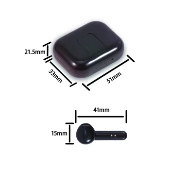 FLUXMOB Dotik, Brezžično Slušalko TwS5.0 HI-fi Slušalke z izjemno dolgo trajanje LED digitalni zaslon čepkov slušalke slušalke