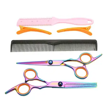 Frizerske Škarje Komplet Las Škarje Za Rezanje Las Škarje Rep Glavnik Lase Cape Lase Nož Professional Hair Styling Orodje