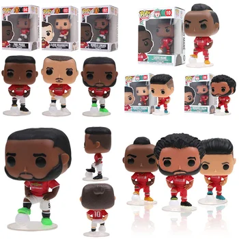 Funko POP Manchester United & Liverpool Firmino Sadio Manet Mohamed Salah Zlatan Ibrahimovic Pogba akcijska figura, igrače za otroke