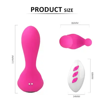 G Spot Vibrator, Vibrator za Ženske z Brezžičnim Daljinskim Vagine, Klitoris Massager Silikonska Vodotesna Ženski Masturbator Seks Igrače