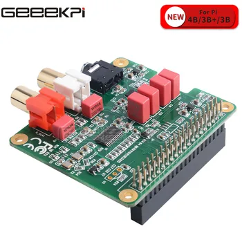 GeeekPi Raspberry Pi 4 Model B DAC Širitev Odbor PCM5122 HI-fi Audio Modul Za Uporabo Raspberry Pi 4B/3B+/3B/2B