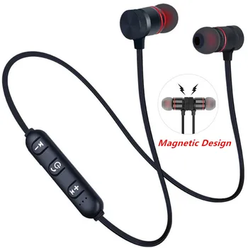 GIAUSA Magnetni Bluetooth Slušalke Športne Neckband Magnetni Wireless Gaming Slušalke Stereo Čepkov Z Mikrofonom Za IPhone