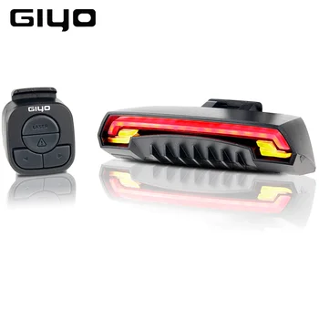 GIYO Izposoja smerokaze Svetlobo Kolo Zadaj Rep Nazaj Laserska Lučka MTB USB Polnilna LED Kolesarska Luč za Kolesarske Opreme,