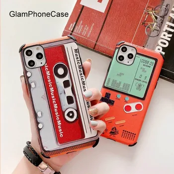 GlamPhoneCase Audio Tape Igralno Konzolo Primeru Telefon Za iPhoneSE 2 11Pro/Max X XS Max XR Mehki Silikonski Pokrovček Za iPhone11 7 8Plus