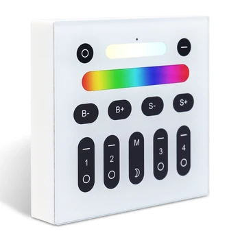GLEDOPTO Pro 4 Skupine Touch Smart Remote Control Stensko Stikalo Za 2,4 G RF Signal, ki je Primerna Za Vse Izdelke 2020 za Pametno Elektroniko