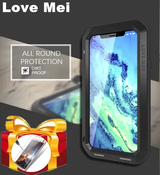 Gorilla Glass LJUBEZEN MEI MOČNO ohišje Za iphone SE 2020 11 Pro X XS Max XR kritje za iphone 8 6 6s 7 Plus Nepremočljiva Oklep primeru