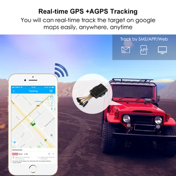 GPS трекер Daljinski upravljalnik dvosmerni Pogovor SOS Alarm GPS Lokator, Sledenje v realnem času, Govorni Monitor Geo-ograjo Tracker Avto Brezplačno APLIKACIJO