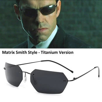 HBK 2020 Matrika Agent Smith Slog Polarizirana sončna Očala Kovice Moških Vožnje titana poligon sončna Očala za Moške