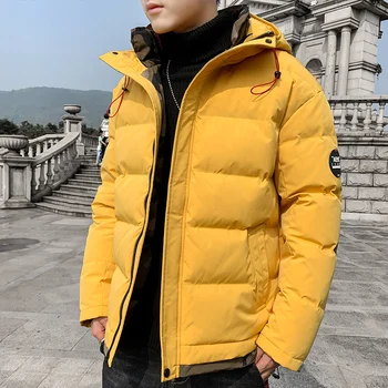 HCXY čisto nov 2020 modno moško zimsko jakno zgostitev hooded plašči moški priložnostne Windbreaker jakne in plašče za moške