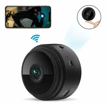 HD IP Kamera, WiFi Daljinski upravljalnik Infrardeči Night Vision Smart 1080P Brezžični Home Security Monitor Oprema