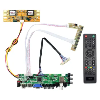 HD MI VGA AV USB ATV DTV LCD Krmilnik Odbor dela za 21.5 23 palčni 1920x1080 4CCFL 30pin LVDS LCD LM230WF1 LTM230HT01 LM215WF1
