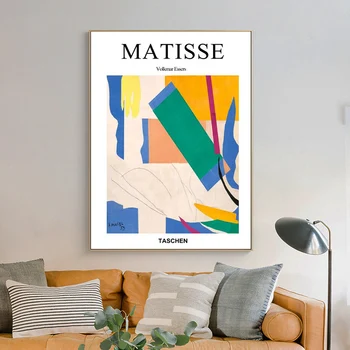 Henri Matisse Povzetek Pisane Pavšalni Nordijska Dekor Platno Slikarstvo Plakatov In Fotografij Wall Art Vogues Sliko Za Dnevno Sobo