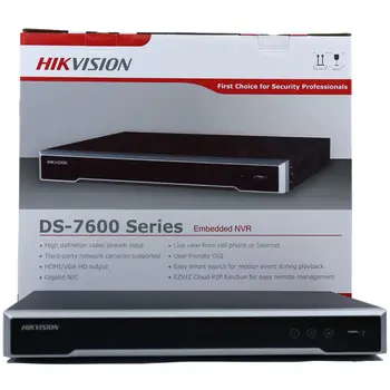 Hikvision DS-2CD2185FWD-I Video Surveilance 8MP H. 265 Omrežna Dome Kamera +Hikvision NVR DS-7616NI-K2/16P 16CH 16 POE vmesniki