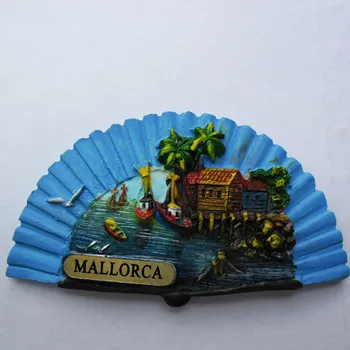 Hladilnik magnet španija Turistični spominek Evropske Mallorca Hladilnik magnetne Nalepke za dekoracijo doma Potovanja Darila