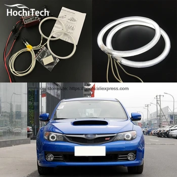 HochiTech ccfl angel eyes kit bela, 6000k ccfl halo obroči smerniki za Subaru Impreza WRX STI 2007 2008 2009 2010 2011