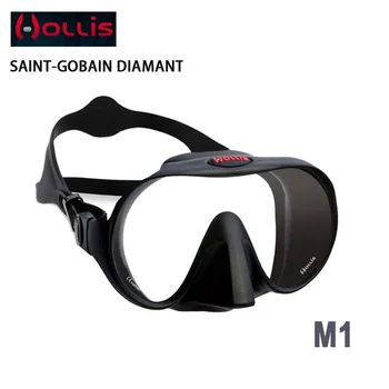 Hollis M1 Maska Za Potapljanje Nizko Profil Mehki Silikonski Krilo Potapljanje Na Vdih Snorkeling Tech Potapljaške Opreme