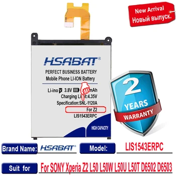 HSABAT 4600mAh LIS1543ERPC Mobilni Telefon Baterija za SONY Xperia Z2 L50 L50W L50U L50T D6502 D6503