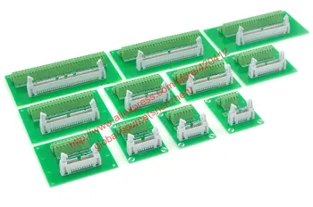 IDC20 moški-20P terminal blok zlom odbor IDC50 priključek PLC rele, ac DIN Rail Montaža 2row C45 35mm