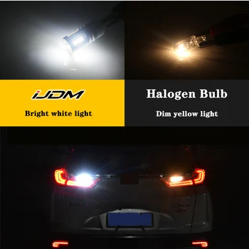 IJDM Xenon Bela Napak 12V-24V Bay9s LED H21W 64136 LED Žarnice za BMW F30 Serije 3 F32 4 SeriesLED Backup Povratne Luči