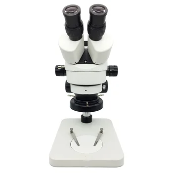 Industrijska Trinocular Stereo Mikroskop, 7X-45X Zoom Mikroskop, LED Obroč Svetlobe 5MP USB Digitalni Fotoaparat Okular PCB Pregled