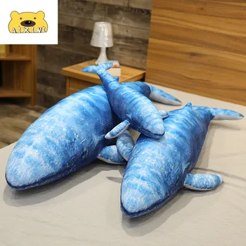 Japonska Modrega Kita Plišastih Igrač Velikan Simulacije Kit Morski Pes Plišastih Igrač Velika Morska Riba Lutka Kita Polnjene Živali Otrok Darilo Za Rojstni Dan