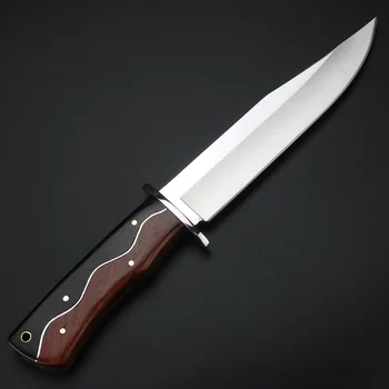 Japonski ogledalo svetlobo visoke kakovosti taktično nož prostem lovski nož zunanji obrambni kampiranje nož z zaščitna torbica