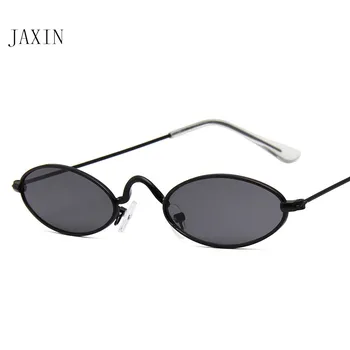 JAXInFashion Mala sončna Očala Ženske trend osebnost kovinski okvir za Očala Moške blagovne znamke design lep divje očala glassesUV400
