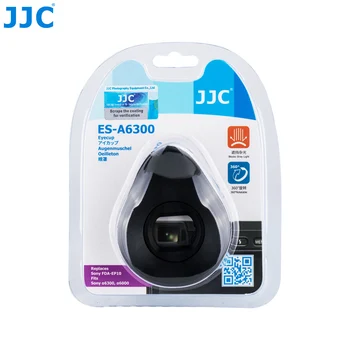 JJC Fotoaparat Eyecup za Sony A6100 A6300 A6000 NEX-6 NEX-7 Fotoaparati DSLR Iskalo Okularja Eyeshade Zamenjajte Sony FDA-EP10 Oči Pokal