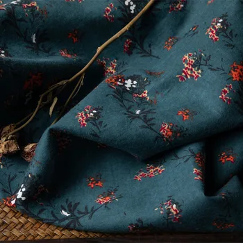 Kakovostne bombažne tkanine Odebelitvijo v jeseni in pozimi tissu Ročno obleko srajco oblačila bombažne tkanine