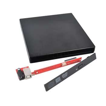 Kebidumei Računalniške opreme Prenosni USB 2.0, DVD, CD, DVD-Rom, SATA, Zunanji Primeru Slim za Laptop Notebook Debelo