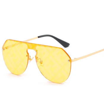 Klasična Črka F Osebnost Sončna Očala Modni Trend Sončna Očala Evropski In Ameriški Očala Vodni Žig Lunettes De Soleil