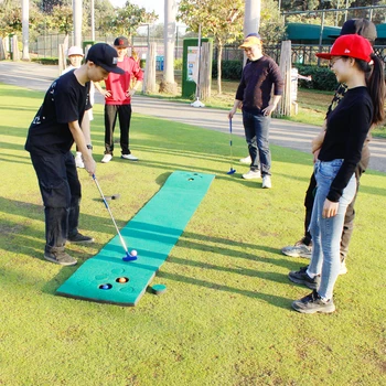 KOFULL Golf Usposabljanje Putting Green Mat Trener Pivo Pong Igra Praksi Dobave