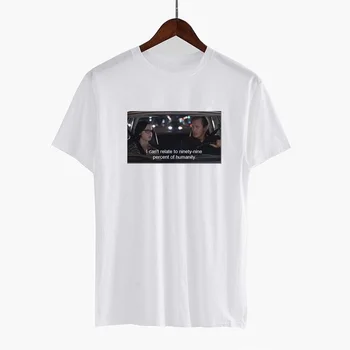 Kuakuayu HJN ne morem se Nanašajo na Devetdeset-devet Odstotkov Človeštva Graphic Tee Bombaž Priložnostne Smešno Tv Show Ženske T-shirt