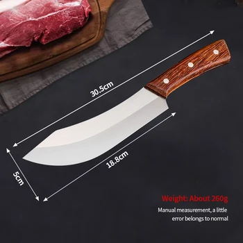 Kuhinjski Nož Iz Nerjavečega Jekla, Mesar Carving Deboning Rezanjem Nož Praktično Sadje Nožem Mesa Cleaver Kuhinja Orodje