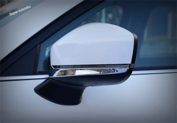 Lapetus Dodatki Zunanjost Vrata Rearview Mirror Pod naslovnica Stripa Trim ABS, Primerni Za Mazda CX-9 CX9 2017 - 2020 / Chrome Kit