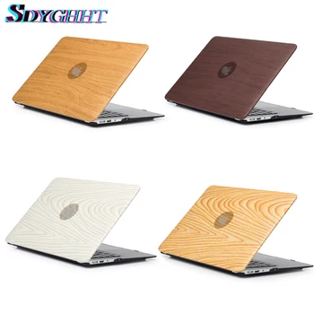 Laptop Primeru anti-pravega lesa zrn primeru Za Apple MacBook Air Pro Retina 11 12 13 15 cm za mac book Air Pro 13 z Dotik Bar