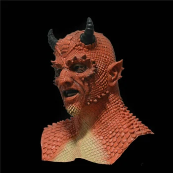 Lateks Diablo Masko Igra Šef Kralj Laži Stana Berry Demon Masko Pokrivala Halloween Rokavice