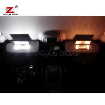 LED notranja Kupola Branje Režijske Strop Žarnica + LED Ploščo footwell Luči Komplet za Jeep Grand Cherokee 1999 2000 leta 2013 do 2017