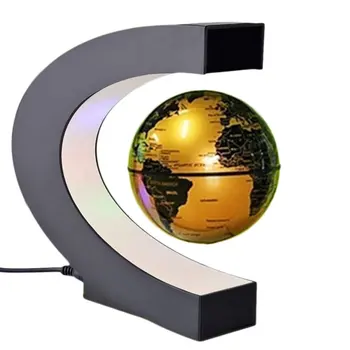 LED Zemljevid Sveta Magnetnega Lebdenja Plavajoče Svetu Doma Elektronski Antigravity Lučka Novost Žogo Svetlobe Rojstni dan Dekoracijo