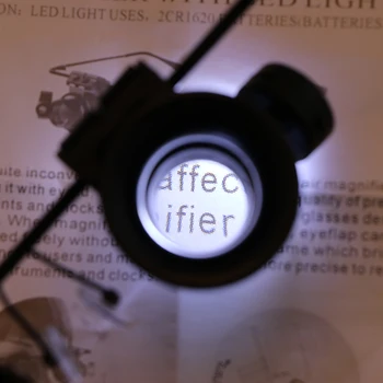 Lemon Glavo-Rabljena LED Magnifier Nastavljiv Očala Povečevalna Nakit Watch Popravilo Hands-Free (Lupa