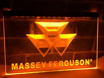 LG187 - Massey Ferguson Traktor LED Neon Luči Prijavite doma dekor obrti