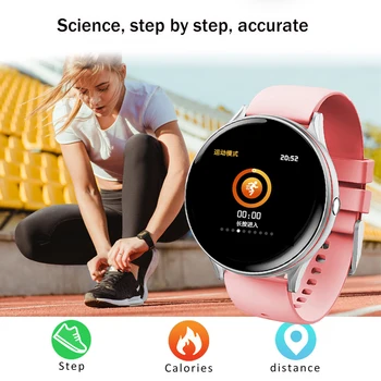 LIGE Pametno Gledati Ženske Srčnega utripa Fitnes tracker nepremočljiva Zapestnica Ženski Smartwatch Za Iphone, Android smart Band