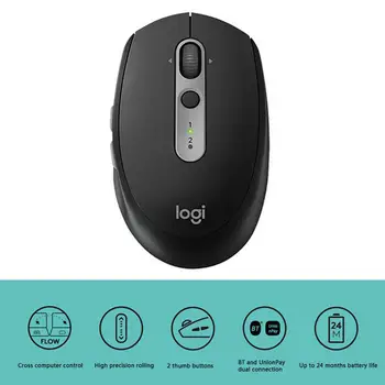 Logitech Original M590 Dvojni Način Bluetooth, Wireless Mouse 1000 DPI 7 Gumbi Akumulatorski Izklop Urad Miško Gaming Mišk