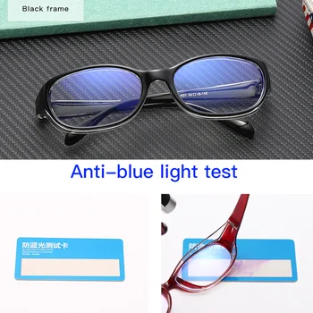 LongKeeper Nove Anti Modra Svetloba Očal Okvir Moški Ženske Ovalne Strani Ščit Branje Očala Računalnik Pregleden Optičnih Očal